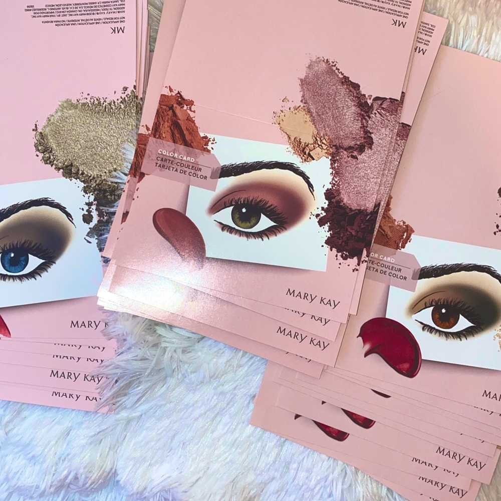 Mary Kay Color Card Samples: 28 Available!
